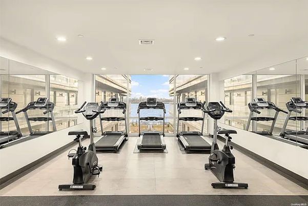 Fitness Equipment, Gym, Interior, Recessed Lighting