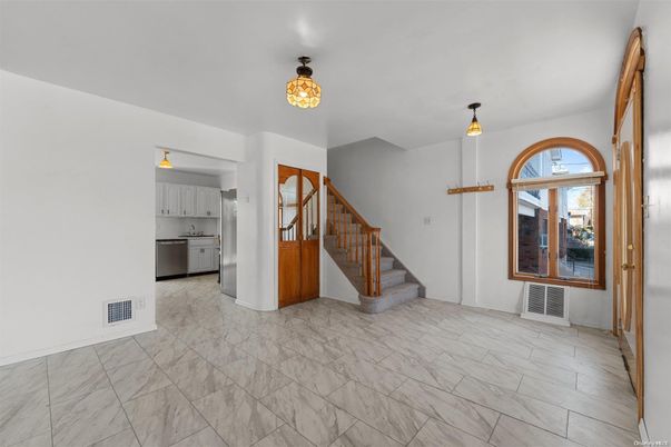 Interior, Kitchen, Marble, Stainless Steel Appliances
