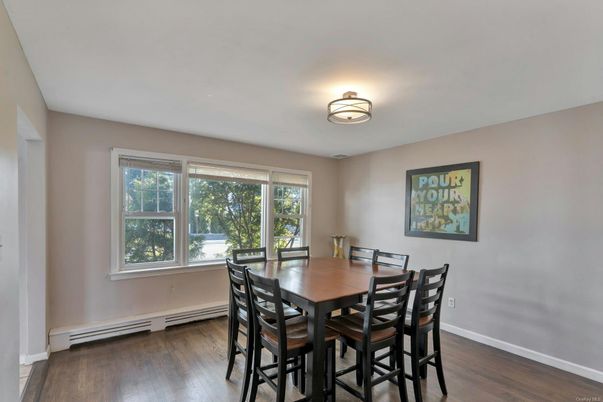 Dining room, Interior, Wood Texture Flooring