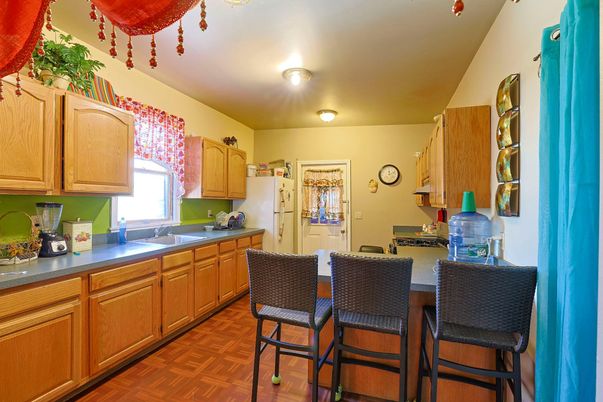 Interior, Kitchen, Wood Texture Flooring