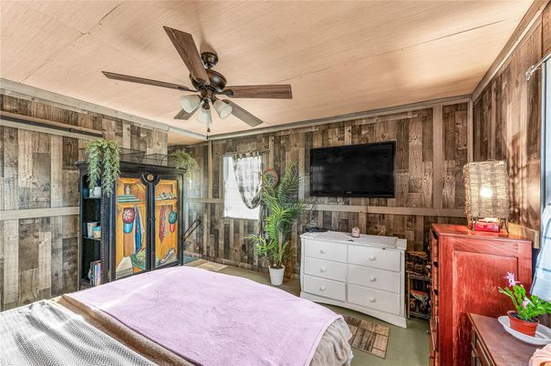 Bedroom, Interior, Wooden Walls