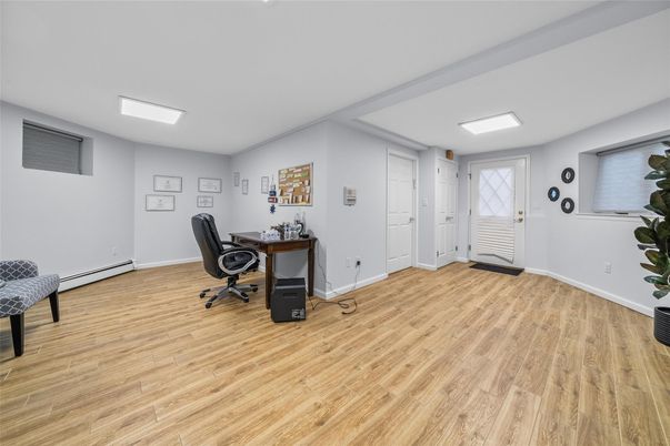 Home Office, Interior, Wood Texture Flooring