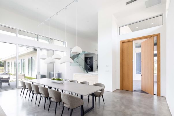 Dining room, Interior, Pendant Lights