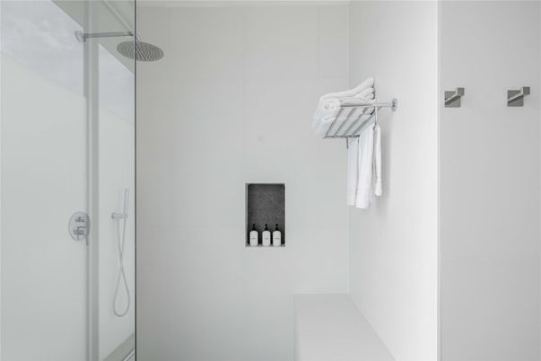Bathroom, Glass Shower, Interior