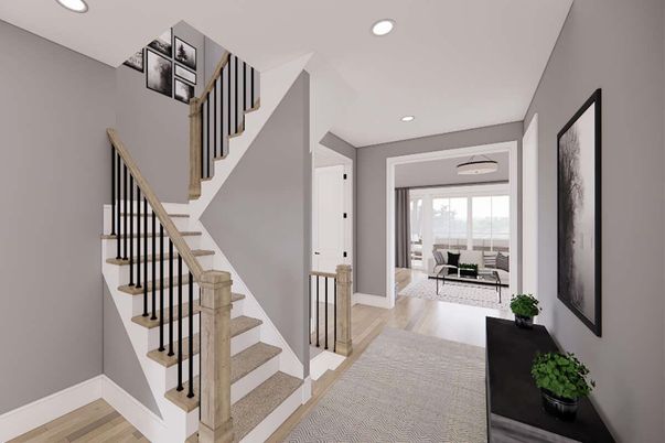 Interior, Recessed Lighting, Wood Texture Flooring
