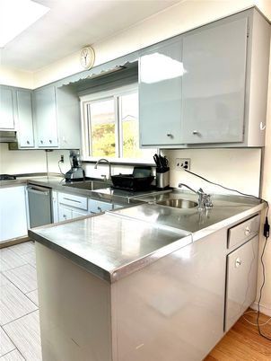 Interior, Kitchen, Wood Texture Flooring