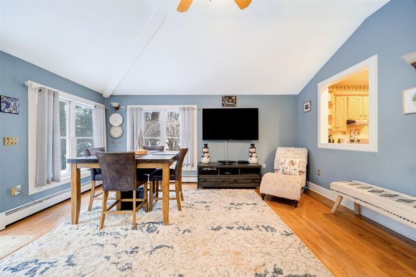 Dining room, Interior, Wood Texture Flooring