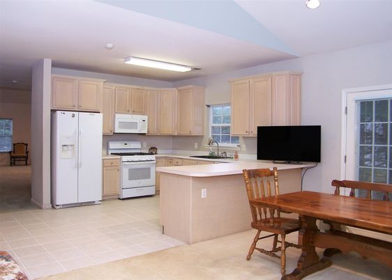 Dining room, Interior, Kitchen, Recessed Lighting