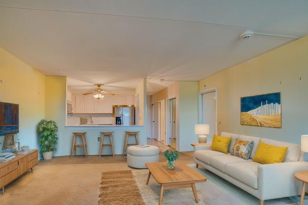 Interior, Kitchen, Living room