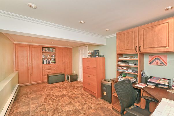 Home Office, Interior, Recessed Lighting