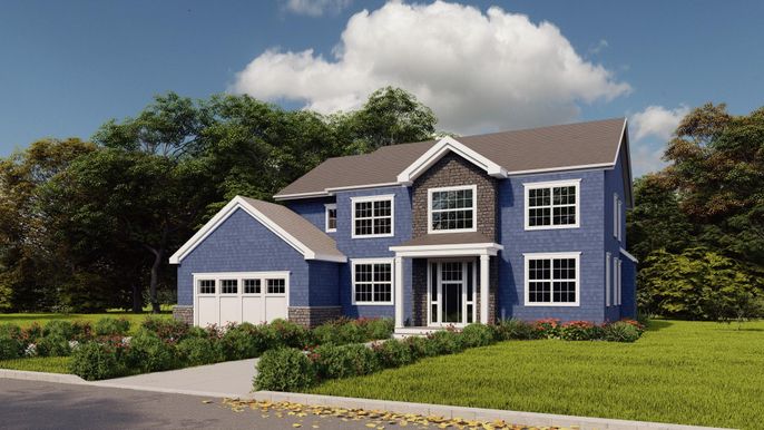 Attached, Exterior, Facade, Brick Traditional