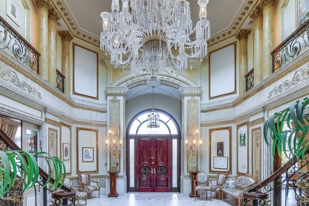 Chandelier, Interior, Marble