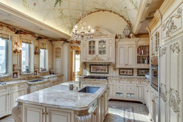 Chandelier, Interior, Kitchen