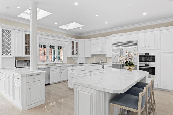 Interior, Kitchen, Recessed Lighting, Stainless Steel Appliances