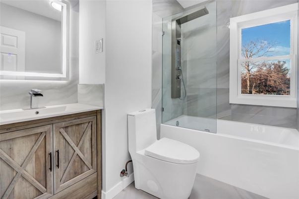Bathroom, Glass Shower, Interior