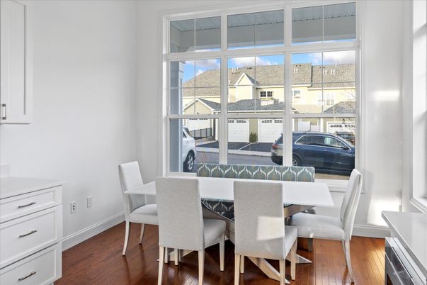 Dining room, Interior, Wood Texture Flooring