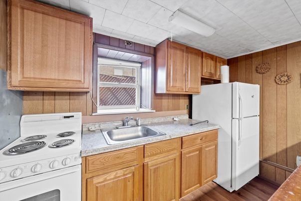 Interior, Kitchen, Wood Texture Flooring