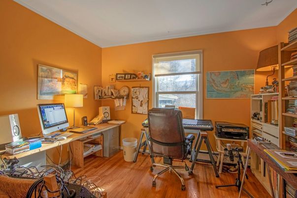 Home Office, Interior, Wood Texture Flooring