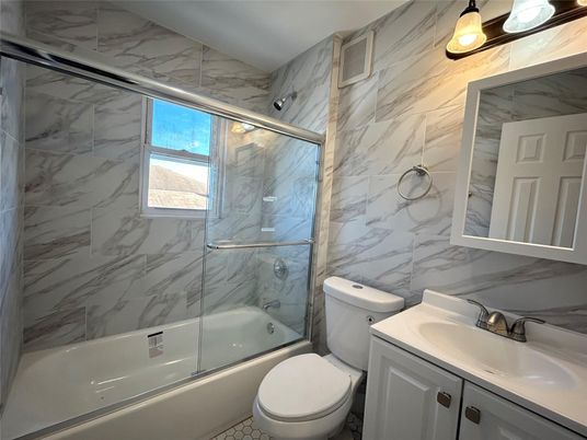 Bathroom, Glass Shower, Interior, Marble Walls