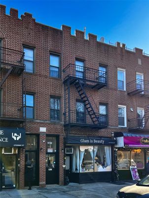 Exterior, Facade, Brick Facade, Condo Building