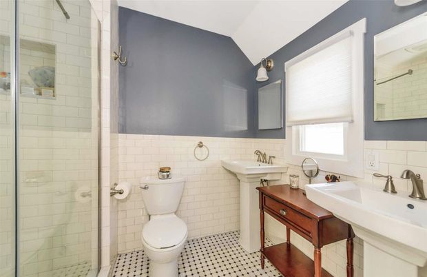 Bathroom, Dual Sink Vanities, Glass Shower, Interior