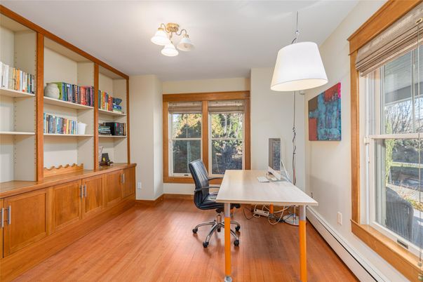 Home Office, Interior, Wood Texture Flooring