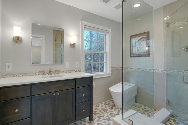 Bathroom, Glass Shower, Interior