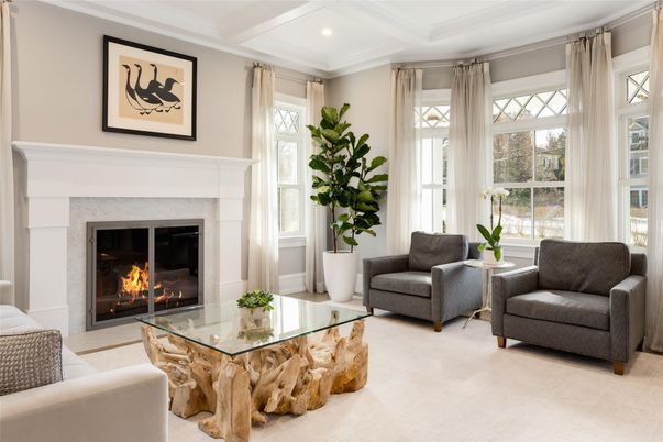 Fireplace, Interior, Living room, Recessed Lighting