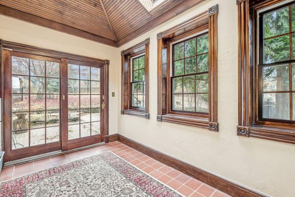 Interior, Sun Room, Wooden Ceilings