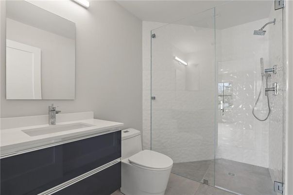 Bathroom, Glass Shower, Interior