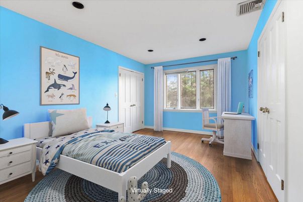 Bedroom, Home Office, Interior, Wood Texture Flooring