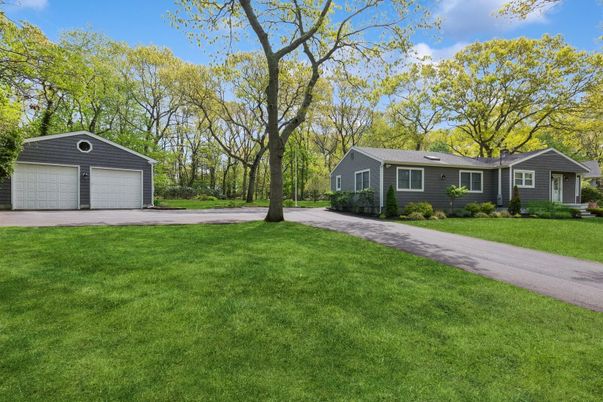 Attached, Backyard, Detached Garage, Exterior, Facade, Ranch