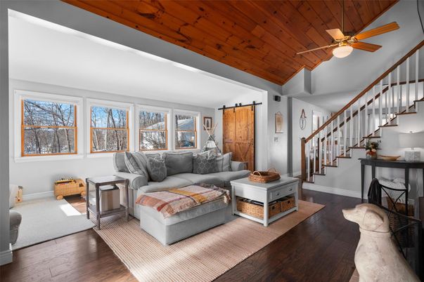 Interior, Living room, Wooden Ceilings, Wood Texture Flooring