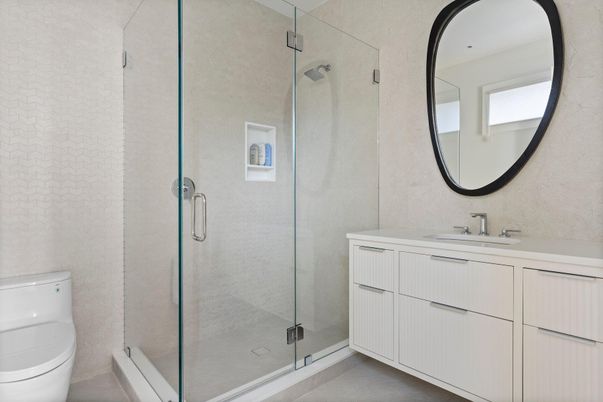 Bathroom, Glass Shower, Interior