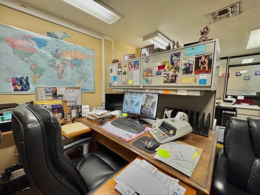 Home Office, Interior, Wood Texture Flooring