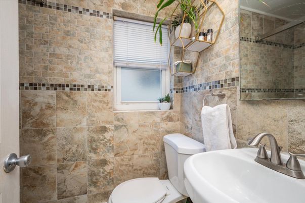 Bathroom, Interior, Stone Walls