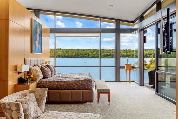 Bedroom, Interior, Recessed Lighting, Water