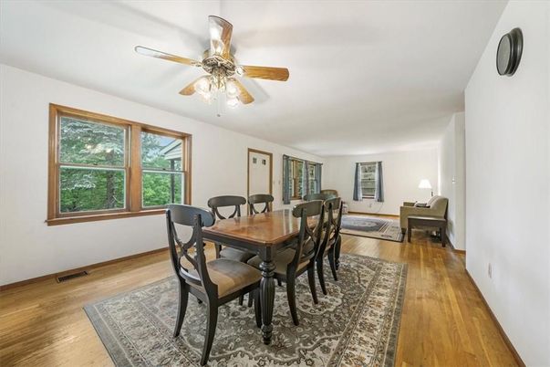 Dining room, Interior, Wood Texture Flooring