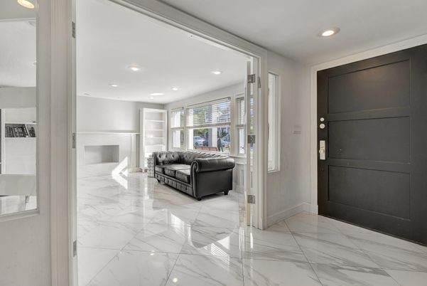 Interior, Living room, Marble, Recessed Lighting