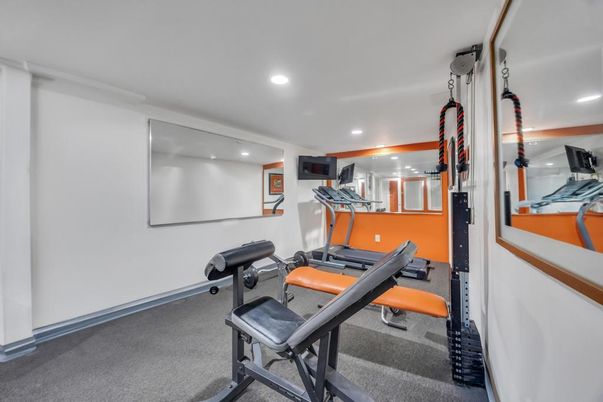 Fitness Equipment, Interior, Recessed Lighting