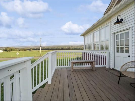 Exterior, Wood Texture Flooring