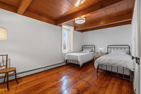 Bedroom, Interior, Wooden Beams, Wooden Ceilings, Wood Texture Flooring