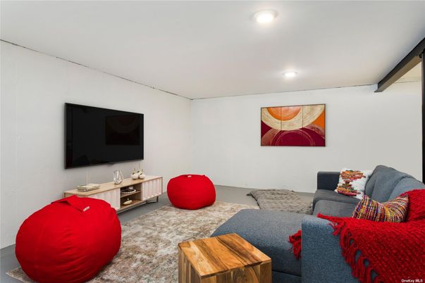 Interior, Living room, Recessed Lighting