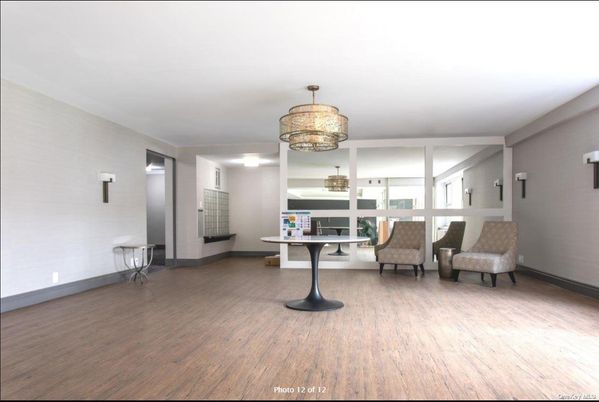 Chandelier, Home Office, Interior, Wood Texture Flooring