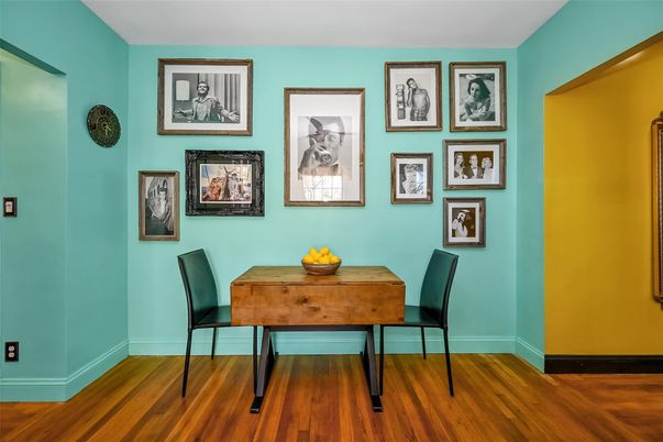 Dining room, Interior, Wood Texture Flooring