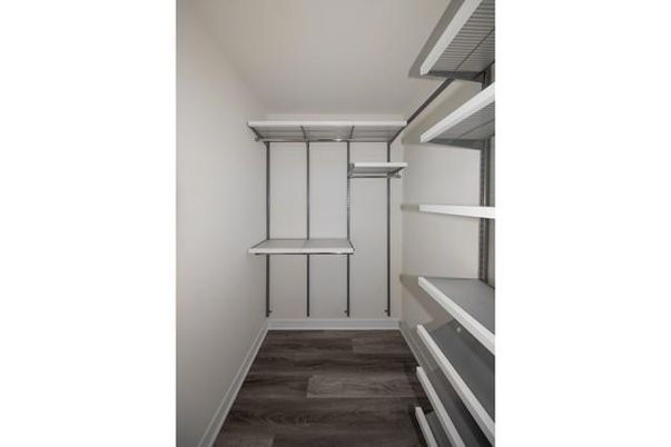 Interior, Walk-in Closets, Wood Texture Flooring