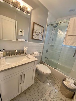 Bathroom, Glass Shower, Interior
