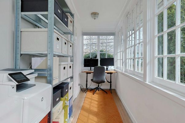 Home Office, Interior, Wood Texture Flooring