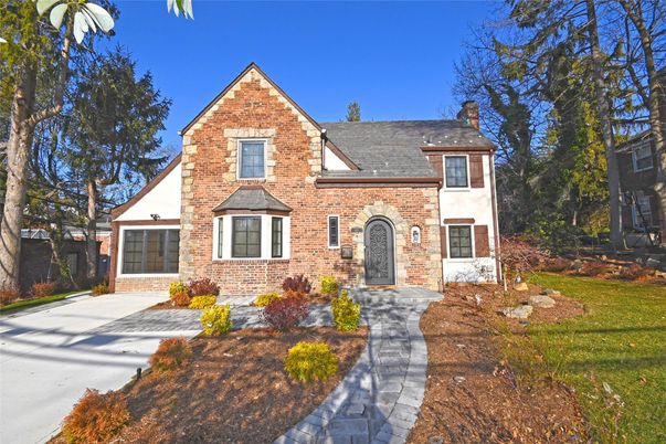 Exterior, Facade, Brick Facade, Tudor Revival