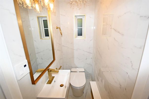 Bathroom, Interior, Marble Walls